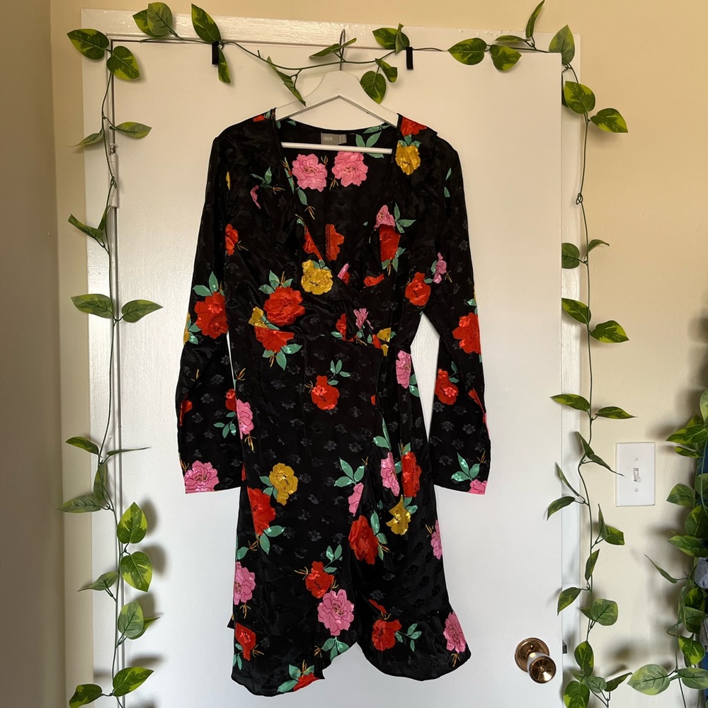 Floral wrap skirt by ASOS.